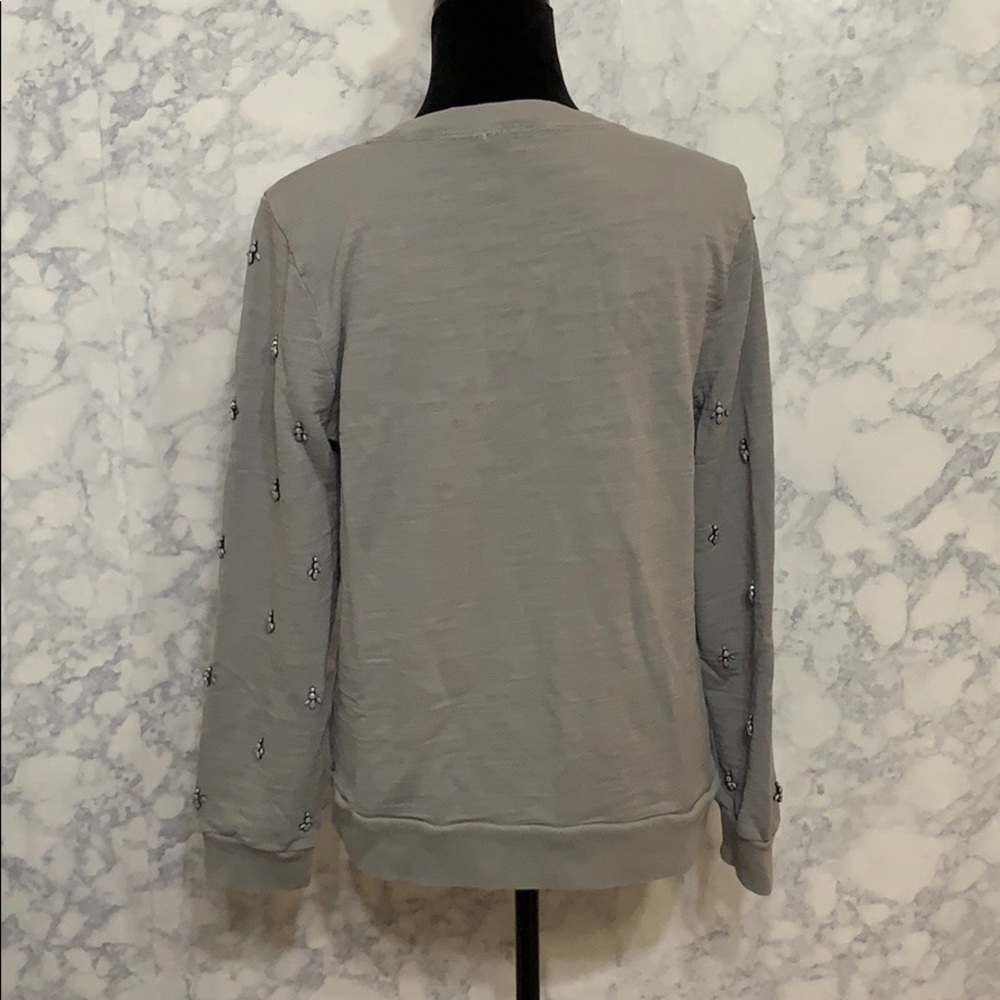 J Crew • Painted Jewel Sweatshirt Sz L - Picture 6 of 7